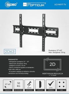 UCHWYT LCD/TV 37\'\'-63\'\' Globo 2D63