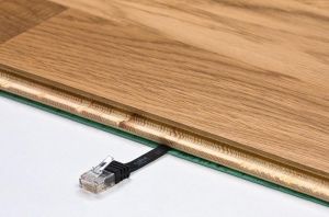 Kabel LAN Patchcord CAT 5E U/UTP płaski 2m