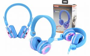 Słuchawki LTC Nauszne LTC75 Niebieskie BLUETOOTH