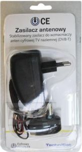 Zasilacz antenowy 12V z wtykiem TV Cyfrowy Expert