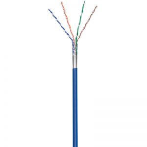 Skrętka CAT5e F/UTP 4x2xAWG26/7 Ekran, Blue, 100m