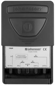 Zwrotnica masztowa Johansson 1464, 2xUHF+DAB+FM