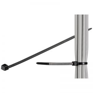 opaska kablowa fixPOINT 100x2,5mm czarna