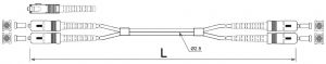 Patchcord światłowodowy LWL SC-SC OM2 DUPLEX 10m