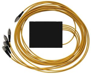 Splitter optyczny z pigtail 1x4 1310/1550nm FC/PC