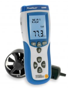Anemometr Z Termometrem I USB PeakTech 5060