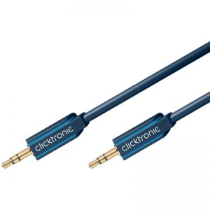 Kabel Audio Jack 3,5mm-Jack 3,5mm CLICKTRONIC 3m
