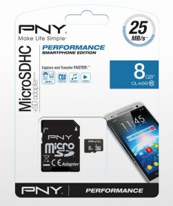 Pamięć PNY MICRO SDHC 8GB Class 10 adapter SD /10s