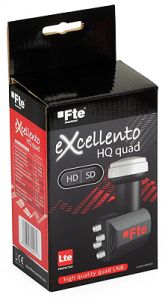 LNB Quad Fte eXcellento Black 0,1dB