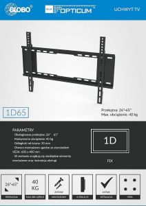 UCHWYT LCD/TV 26\'\'-65\'\' Skymaster 1D65 3w1