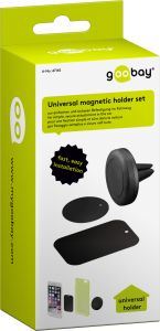 Magnetyczny uchwyt do telefonu z przyssawką Goobay