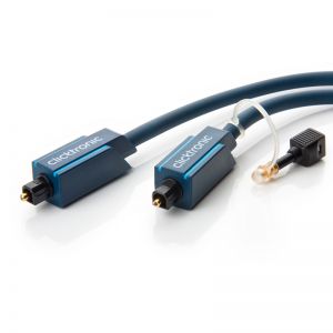 Kabel optyczny CLICKTRONICK Toslink T-T +Jack 10m