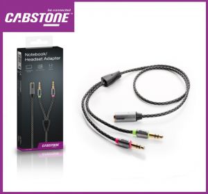Kabel gniazdo Jack -2x wtyk Jack Flexible CABSTONE
