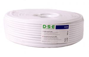 Kabel DSE D220 RG6 CU 100m/rolka
