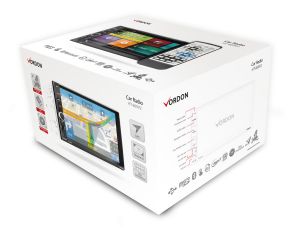 Radio samochodowe Vordon HT-869V2 BT GPS 7 USB SD