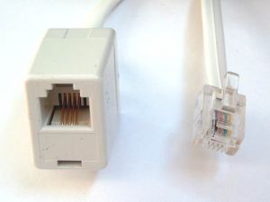 przyłącze do łączenia kabla rj45 na wtyki 8p8c