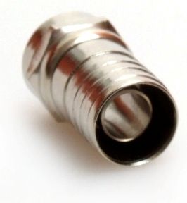 złącze F zaciskane SPACE na kabel RG6 (op.100szt)