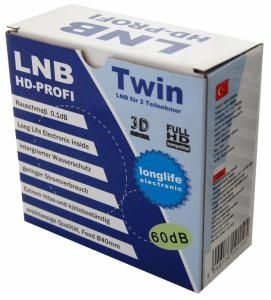 LNB Twin Universal Profi Gold 0,1 dB - 10 szt