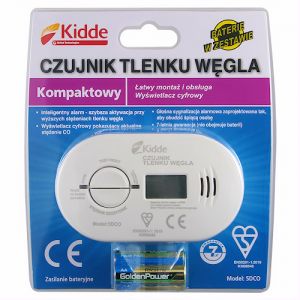 Detektor czadu (tlenku węgla) z wyświetlaczem LCD
