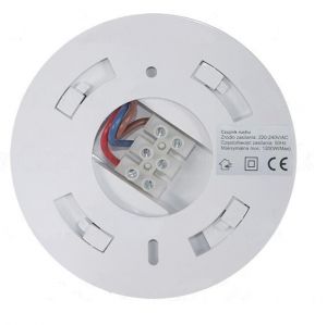 Czujnik Ruchu PiR Sufitowy 1200W Zasięg 6m MCE19