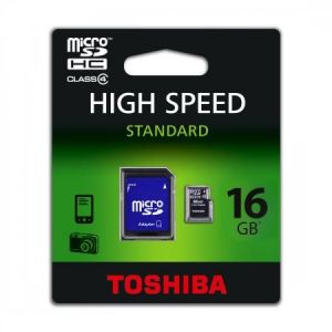 Pamięć TOSHIBA MICRO SDHC 16GB + adapter SD