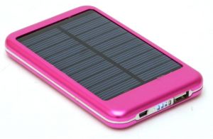 Power Bank ładowarka solarna 5000mAh Różowy