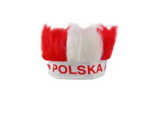 Opaska na głowę z włosami POLSKA