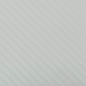 Folia odcinek carbon 3D biała 1,27x0,1m