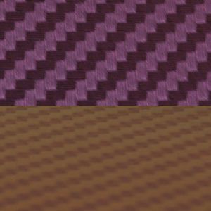 Folia odcinek kameleon carbon fiol/złoto 1,52x0,1m
