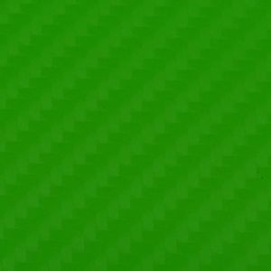 Folia odcinek carbon 4D zielona 1,52x0,1m