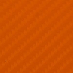 Folia odcinek carbon 4D pomarańczowa 1,52x0,1m