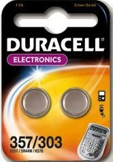 Bateria srebrowa mini Duracell 357-303 G13 2szt
