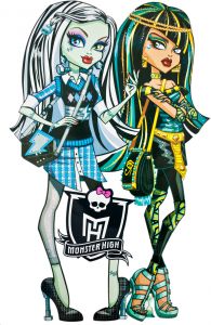 Nalepka na ścianę 86cm Monster High 2 postacie (1)