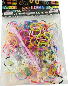 Gumki do bransoletek 200szt mix kolor