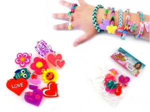 ZESTAW 10 SZT. CHARMS VIOLETTA