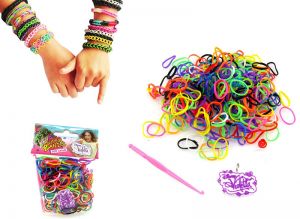 Zestaw Super Bands 300 sztuk Violetta