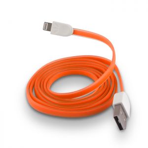 Kabel USB Forever do iPhone 5/6 silikonowy płaski
