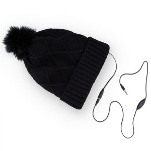 Czapka Forever Winter romby czarna