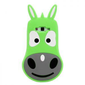 Nakładka Animal 3D Donkey do iPhone 5/5S zielona