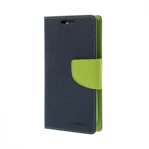Etui Mercury FancyDiary Samsung J1 granatowo-limon