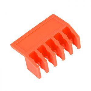 Plastikowy organizer do kabli listwa czerwony