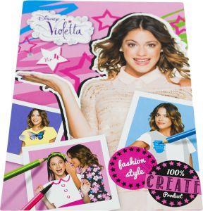 Zestaw kreatywny z nalepkami Violetta