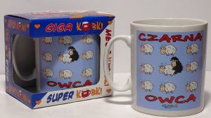 Mega Kubek Czarna Owca 750ml BOX