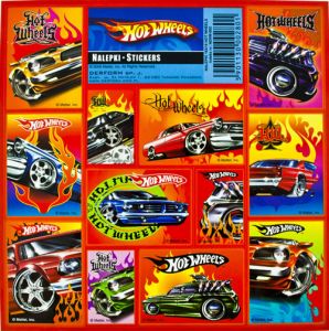 Nalepki HOT WHEELS
