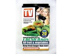 Torebki do żywności zielone TV 20szt