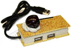 HUB USB 2.0 3 porty Ciastko