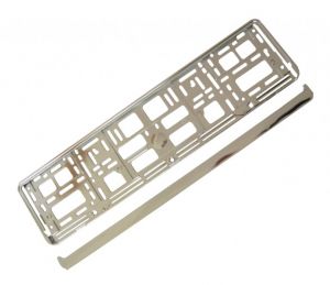 RAMKA POD TABLICE METALIZOWANA