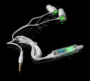 Słuchawki douszne serca +LED  CY-321