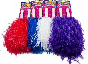 Pompony Cheerleaderskie 2sztuki mix kolor