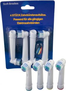 Końcówki do szczoteczki elektrycznej 4sztuki blist
